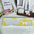 Anime Pikachu Pokemon PBT Keycaps set Dyesub for Cherry MX Mechanical Keyboards