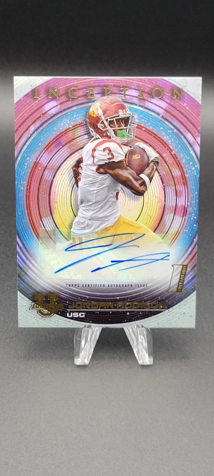 2022-23 Bowman Inception Autographs Jordan Addison #BIA-JAN (AU, RC)