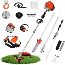 5 in 1 Multifunctional Weed Eater 52CC 2-Cycle Gas Cordless Hedge Trimmer for Ya