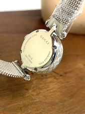 Gucci Women's Watch YA141504 Swiss Quartz Mother of Pearl Dial Silver Steel 22mm