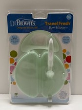 Dr. Brown s Travel Fresh Bowl Spoon Comfort Grip Handle New