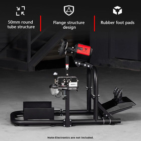 Dardoo Racing Simulator Cockpit Stand Round Tube Fits For Logitech Thrustmaster