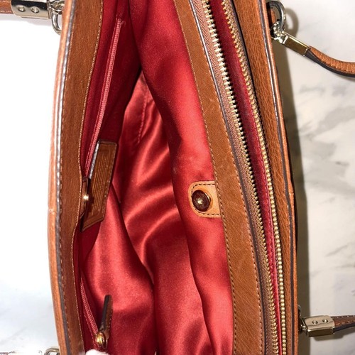 Coach Old Coach Handtasche Beuteltasche Bag Logo braun Leder Damen gebraucht aus Japan - Bild 13 von 19