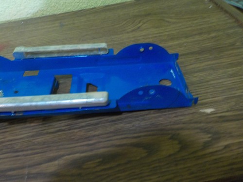 Vintage Tonka Dodge Pickup Truck blau Chassis und Seitenrohr für Ersatzteile - Bild 9 von 16