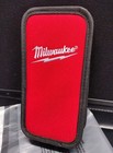 Milwaukee Meter Case Nylon Pouch 3-Sided Zipper Pocket Strap Heavy-Duty Black