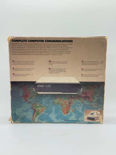Vintage Atari 1030 Modem - używany z pudełkiem - Zdjęcie 3 z 15