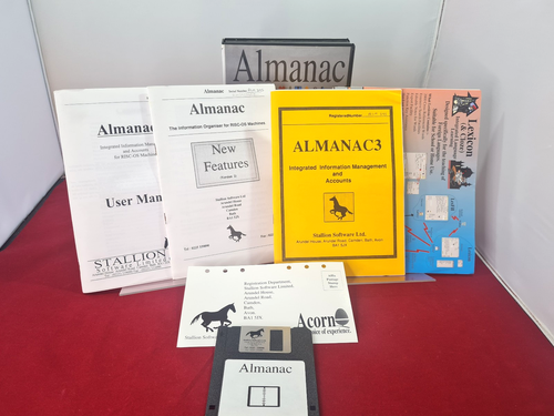 Almanach En Boîte 3 S/ware & Guide 3,5" Acorn RISC OS A5000 Stallion S/ware 1993 - Afbeelding 2 van 4