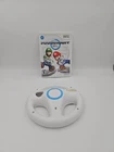 Nintendo Wii MARIO KART CIB COMPLETE with OEM Steering Wheel