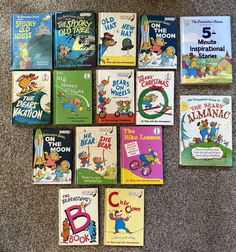 Vintage Dr. Seuss Berenstain Bears Children’s Hardcover Books Lot Of 34 - Imagen 3 de 4