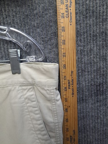 US POLO ASSN. Mens Size 36 Beige/Khaki 100% Cotton Cargo Shorts - Picture 8 of 10