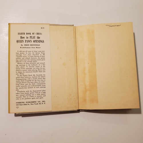 How to Play the Queen Pawn Openings, Reinfeld, 1957, 8. Schachbuch - Bild 4 von 10