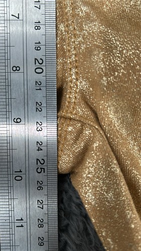 CHICO'S Oro The Platinum Jegging Calce Ajustado Pierna Ajustada Cónica Para Mujer Talla 00 - Imagen 8 de 11