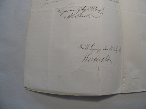 1871 Hungarian Royal Court Legal Document Moson County Ephemera - Picture 11 of 12