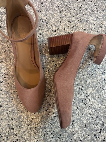 Soludos Gemma Mary Jane Sahara Pink Heels Size 6.5 BNWB - Picture 4 of 8