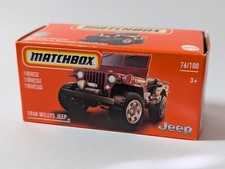 Matchbox 1948 Willys Jeep 76/100 Die Cast Car Mattel New