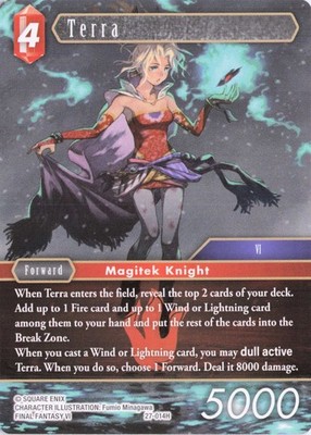 Terra (27-014H), FF TCG - Journey of Discovery, Normal, Hero