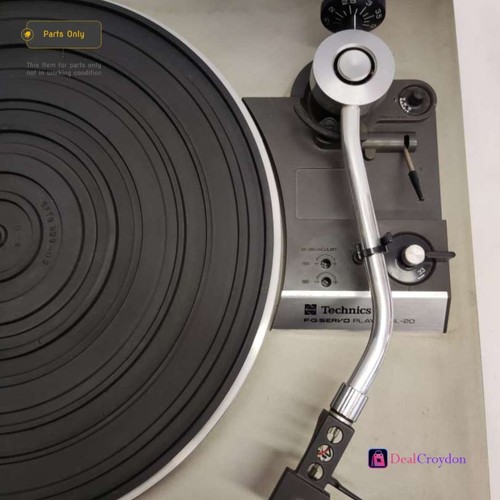 TECHNICS SL-20 F.G. SERVO BELT DRIVE TURNTABLE SHURE M55E CARTRIDGE STYLUS - Picture 15 of 16