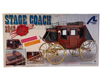 模型製作用品 STAGE COACH  Heritage : Diligence 1848 StageCoach 1848 Model: Luxury Modeling in Wood and Metal