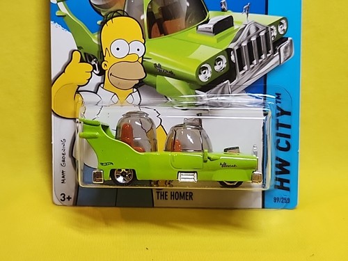 2013 Hot Wheels The Homer The Simpsons Hw City 89/250 Mattel NIP 🔥A7 - Picture 3 of 18