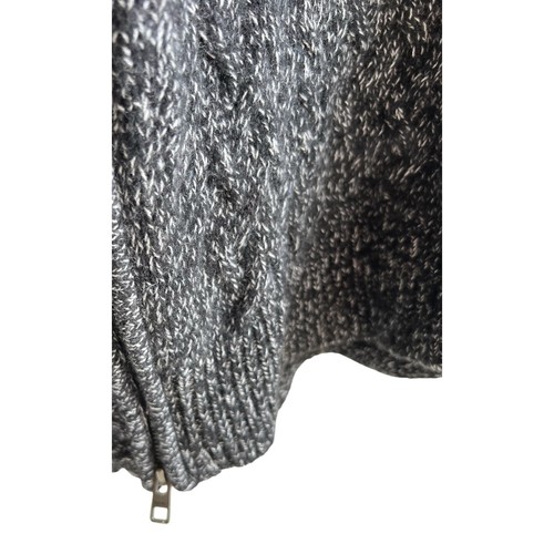 ATHLETA Northern Lights Black cashmere & wool marled asymmetrical sweater SZ S - Picture 4 of 9