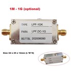 1M 1G RF Low Pass Filter LPF Filter Module with Nickel Plated Interface