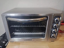 Kitchen Aid Convection Bake Countertop Toaster Oven 12” KCO223CU **EUC Clean
