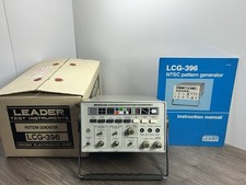 Leader LCG-396 NTSC Pattern Generator & Instruction Manual Original Box Tested