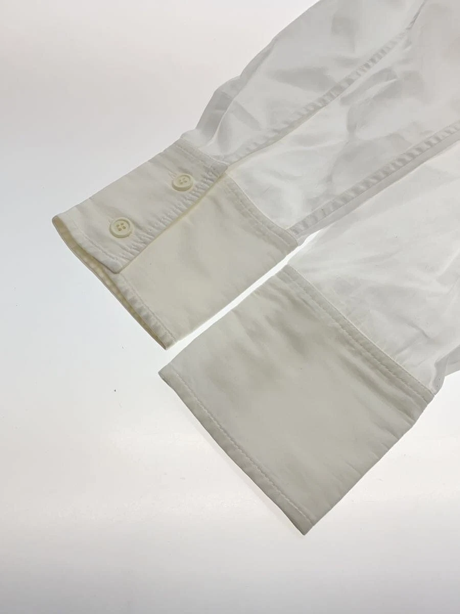 Abito CELINE altro manica lunga 34 cotone bianco tinta unita