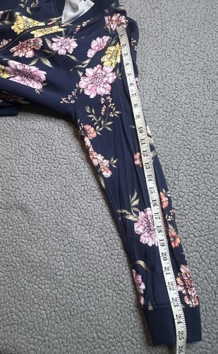 Chaqueta Bomber Torrid Sarga Estampado Floral Cremallera Completa Azul Navey Para Mujer Talla 00 - Imagen 10 de 13