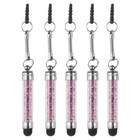 5pcs Stylus Pen for Touch Screens Crystal Diamond Capacitive Pens, Purple
