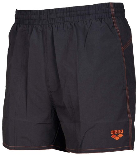Arena Men's Swim Shorts Trunks, Swim Shorts, Gray-Asphalt/Mango, XL - Picture 2 of 6