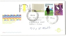 Netherlands #490-92 & B475 FDC, 1971