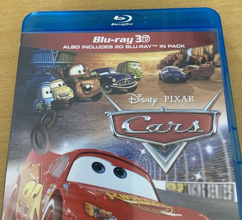 DISNEY PIXAR CARS (BLU-RAY 3D +2D BLU-RAY) REGION FREE KIDS FAMILY FUN FILM VGC - Picture 4 of 10