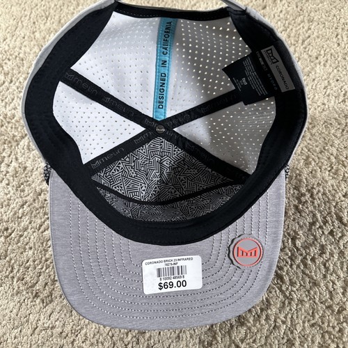 Melin Hat Cap Men CL Gray Snapback Coronado Brick 23 Infrared Hydro Roped - Bild 7 von 10