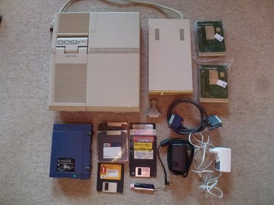 Retro IBM PC Laptop Sharp PC 4500 3,5'' Floppy Gotek ZIP 512kB RAM 5,25'' Extern