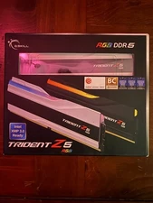 G.SKILL Trident Z5 RGB DDR5 6400 64GB (32x2)  CL32-39-39-102 WHITE Intel XMP