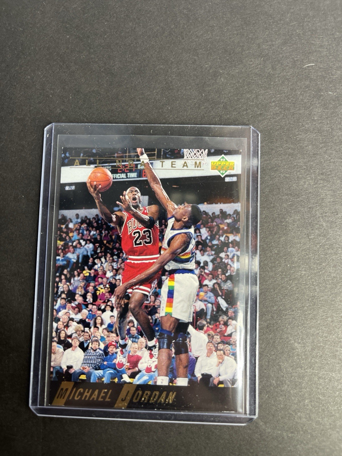 Michael Jordan 92-93 Upper DECK  All NBA Team card# AN1