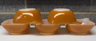 1970's Vintage Australian PYREX Ramekins AGEE Copper Glow Square Set Of 5 👀 👀