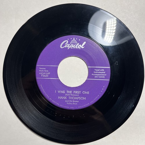Rockabilly 45 Hank Thompson Capitol “Rockin In The Congo/I Was The First One” - Picture 4 of 4