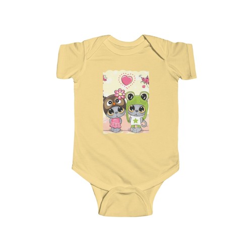 Cute Animal Love Bodysuit, Baby Shower Gift, Newborn Outfit, Infant Romper, - Picture 11 of 40
