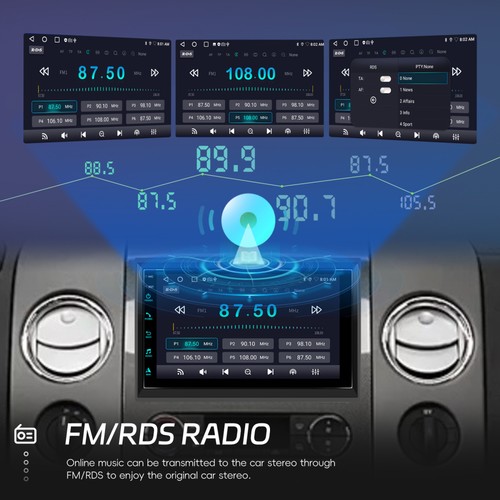 For Mustang 2005-2009 Apple Carplay Car Stereo Radio Android 15 Navi GPS 2+64GB - Picture 9 of 22