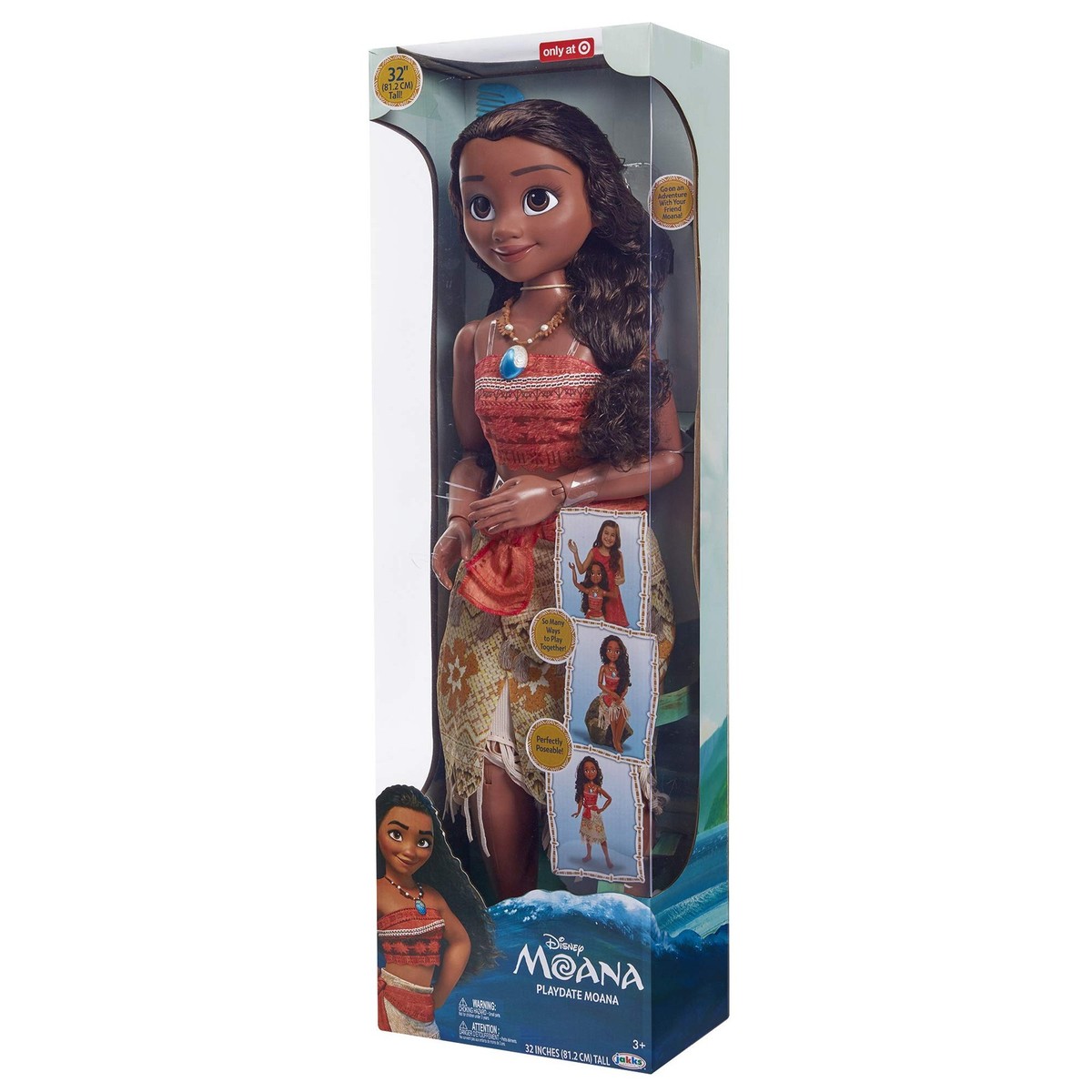 爆買い Disney for 48960 - Doll Moana Size My 80cm Pacific Jakks キャラクターグッズ
