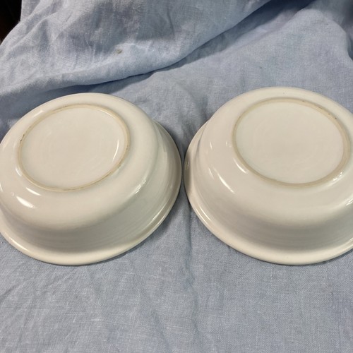 Fiesta HLC White Coupe Soup Cereal Bowls 7” Fiestaware USA - Set of 2 - Picture 4 of 4