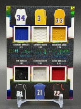 2024 LEAF IN THE GAME USED SPORTS ALL-TIME +/- Barkley,Kareem,Duncan#/40 HOF’s