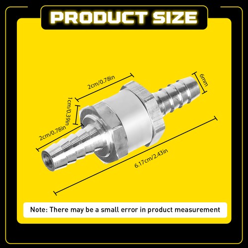 Non Return Valve 720235010 SQ32600101 6mm For Audi VW Fuel Pump Replacement - Picture 5 of 13