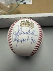 Joe Maddon Signed 2016 World Series Baseball Inscribed Respect 90 JSA