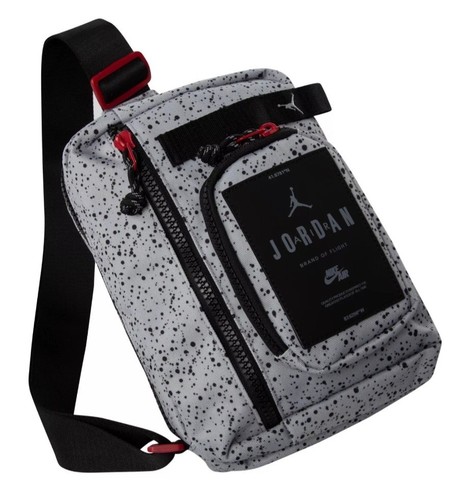 Air Jordan Hesi Crossbody Bag (3L) Unisex Sling Bag Cement Grey MA0839-G0W NWT - 第 7/7 張圖片