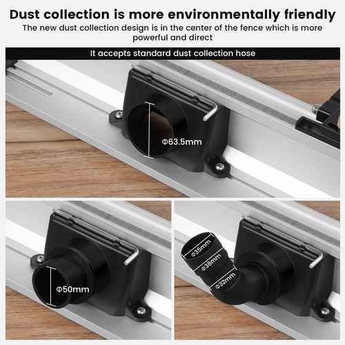 Woodworking Router Table Fence Aluminium Profile Fence System 700mm with Sliding - Picture 4 of 12