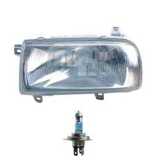 Halogen Scheinwerfer HauptScheinwerfer links H4 für VW Vento inklusive Lampen
