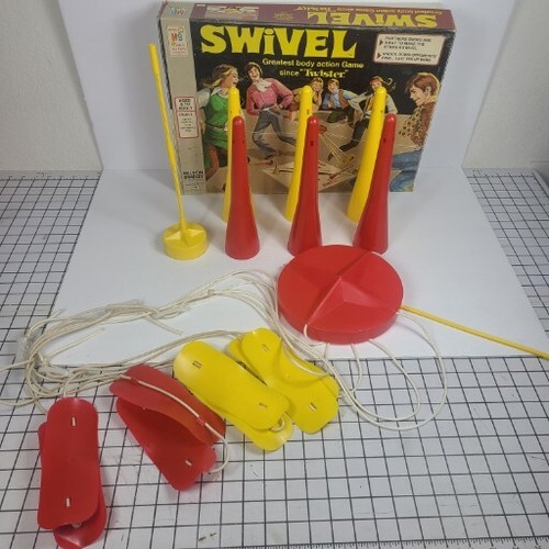 SWIVEL GAME 4240 MILTON BRADLEY 1972 Original Box COMPLETE Action Game - Picture 4 of 24